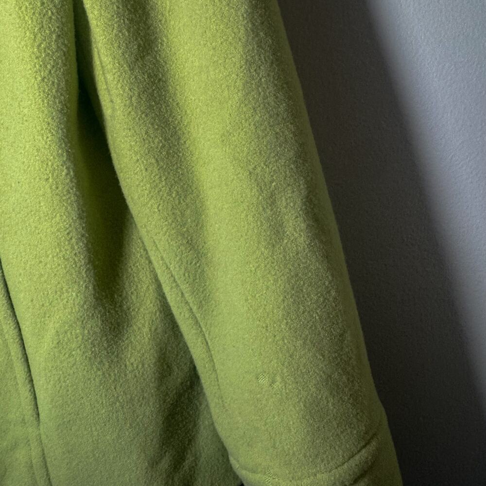 Tribal Vintage Chartreuse Wool Cashmere Blend Zip Up Jacket Size 4 - Picture 3 of 10